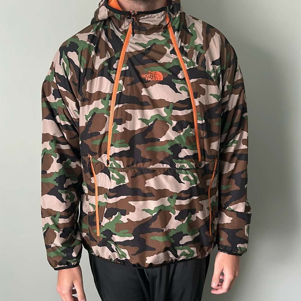 North face men’s XL reversible fleece jacket